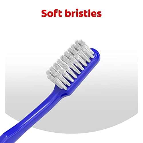 Colgate Soft Toothbrushes, Bulk Toothbrushes, Individually Wrapped Toothbrushes for Adults, Case of 144