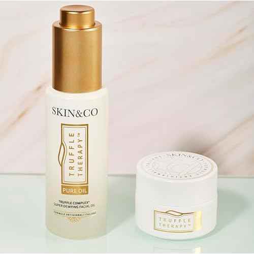 SKIN&CO Truffle Therapy Facial Oil, 1 FL OZ, For Women + Men, Providing Deep Hydration, Anti-Aging Benefits, And A Radiant Glow With Black Winter Truffle, Made in Italy