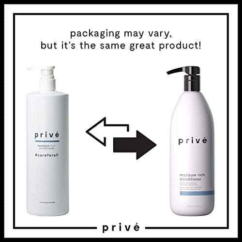 Priv? Moisture Rich Conditioner nourishes dry hair/smoothes frizz/contains organic shea butter