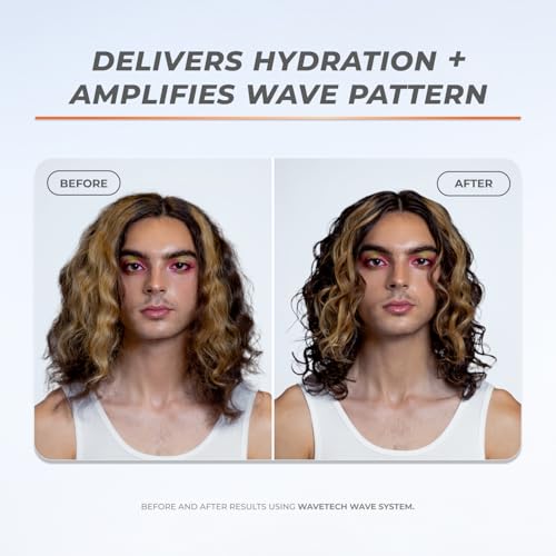 XMONDO Hair Wavetech Wave Enhancing Oil | Vegan Formula with Hemisqualane & Argan Oil for Enhanced Nourishment and Stronger Looking Hair, Waveflex Technology Nurtures Wave Patterns, 1.7 Fl Oz