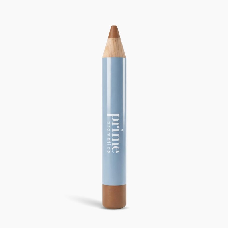 Prime Prometics Perfecting Concealer Pencil for Mature Women – Covers Dark Circles, Age Spots & Redness – Medium-to-High Coverage – 12-Hour Waterproof Wear – Self-Setting & Crease-Free (Chocolate)