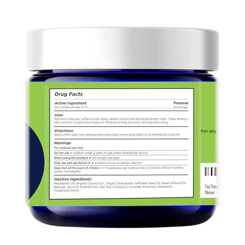 FOOT CURE Tea Tree Oil Balm ? Moisturizer for Dry Cracked Feet ? Instantly Hydrates & Soothes Irritated Skin & Athlete's Foot ? Best Foot Care for Women and Men (Pack of 2)