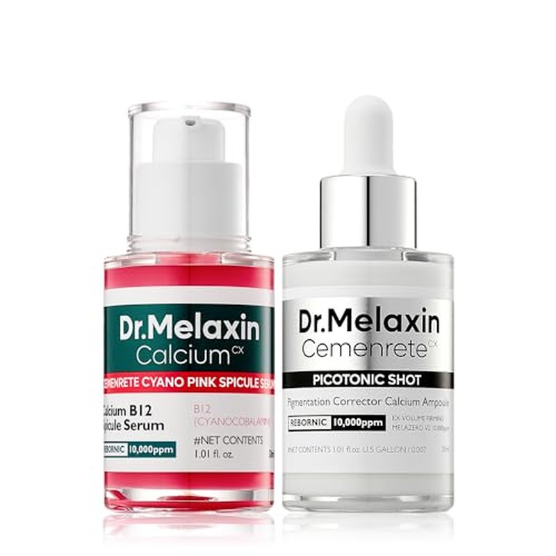Lumi Firm & Lift Duo - Korean Collagen Firming Serum & Plumping Ampoule | Cyano Pink Spicule & Picotonic Shot