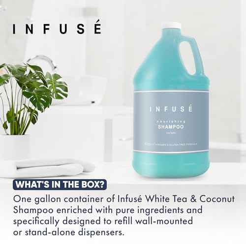 1-Shoppe All-in-Kit | H2O Tropical Infuse Hotel Shampoo | 1 Gallon | for Hospitality & Vacation Rentals to Refill Dispensers | (Single Gallon)