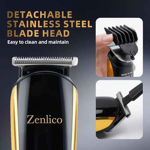 Beard Trimmer for Men, Rechargeable Men's Hair Trimmer & Clippers, Electric Grooming Kit for Beard, Face, Neck, Groin & Manscaping, Ideal Gift for Men
