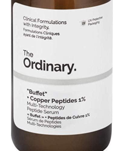 The Ordinary "Buffet" | Copper Peptides 1% Serum - 1 oz (30 mL) for Youthful Skin