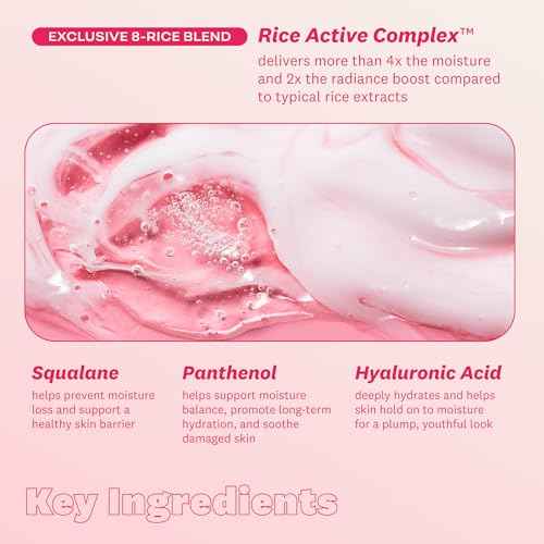 The Face Shop Rice Water Bright Milk & Jelly Double Cleanser, Double Cleansing in Half the Time, 2-in-1 Makeup Remover & Face Wash, Hydrating & Moisturizing, Korean Skin Care, Vegan, 6.4 fl. oz.