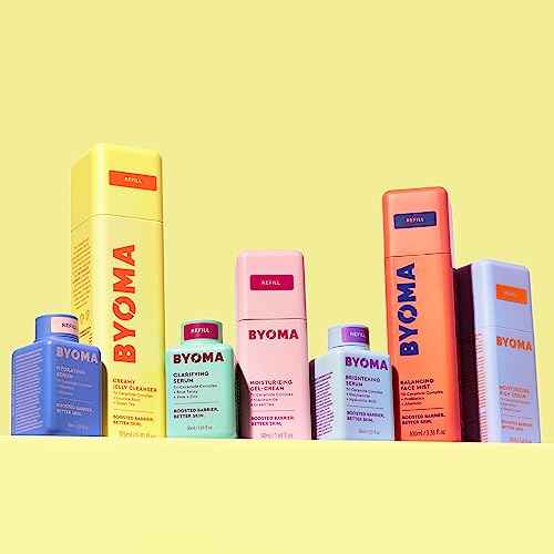 BYOMA Creamy Jelly Cleanser Refill - Hydrating Facial Cleanser for Skin Barrier Repair - Tri-Ceramide Face Wash for Sensitive Skin - Gently Removes Makeup & Excess Oil - 5.91 fl oz Refill