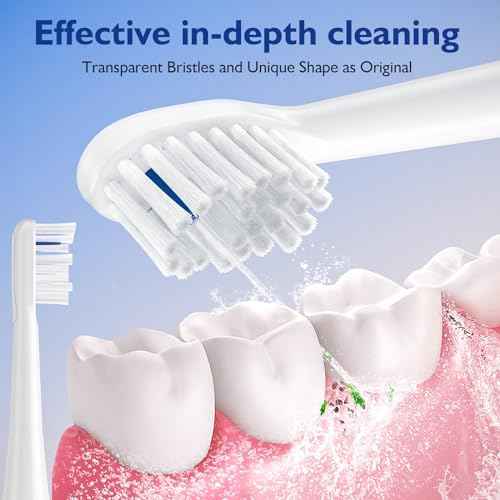 Toothbrush Replacement Heads for Sonic Fusion and Sonic Fusion 2.0, Sonic Fusion Professional and Sonic Fusion 2.0 Professional, SF-01, SF-02, SF-03 and SF-04 (White, 3Packs)