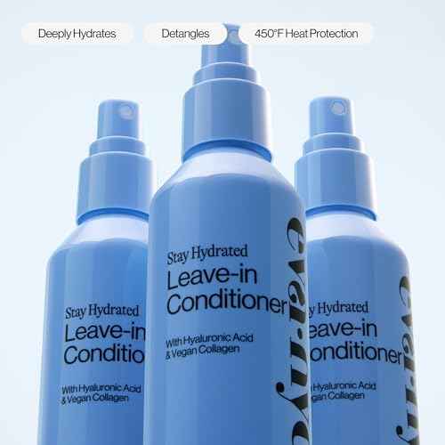Eva NYC H2-Whoa Hydrating Leave-In Conditioner, Inflused with Hyaluronic Acid and Vegan Collagen, 5.4 fl oz