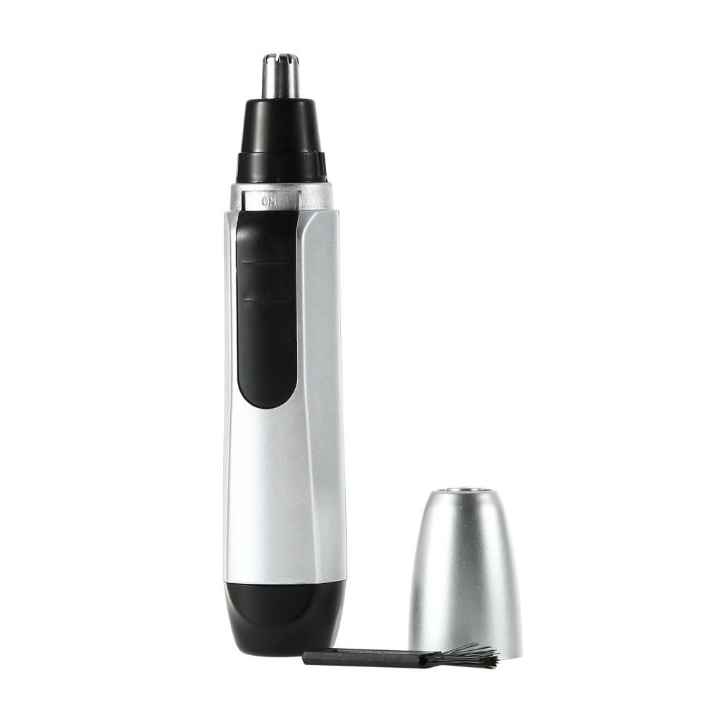 NOLITOY Nose Hair Trimmer for Men and Women Electric Rotary Ear Hair Trimmer with Safety Cone Head Portable Travel Grooming Tool for Nasal Removal 5.19 in