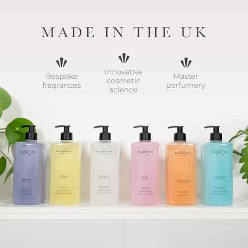 Pecksniff's Grapefruit & Citron Hand Wash ? Luxury Liquid Hand Soap 725 ml/24.52 fl oz, Softening, Hydrating, Revitalising, Cruelty-Free, Made in England