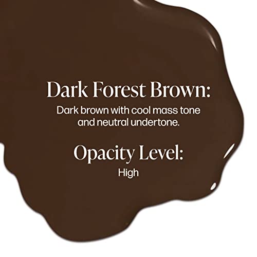 Perma Blend - Dark Forest Brown - Microblading Ink for Permanent Eyeliner - Professional Tattoo Ink - Neutral Cool Dark Brown Tattoo Ink Makeup - Vegan (0.5 oz)
