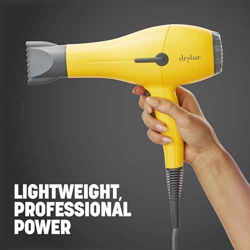 Drybar The Buttercup Blow-Dryer ? Faster Drying, More Shine, Less Frizz ? Ultra Powerful yet Lightweight Professional Hair Dryer