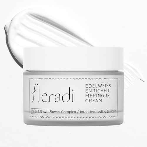Edelweiss Face Cream for Women and Men ? Korean Night Moisturizer with 30% Edelweiss Extract (Natural Power), Deep Hydration for Dry Skin (Advanced Barrier Care)