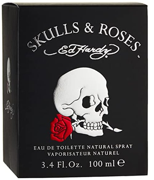 Ed Hardy CHRISTIAN AUDIGIER Skulls & Roses FOR MEN 3.4 oz Eau De Toilette Spray