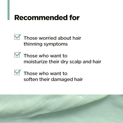 AMOS PROFESSIONAL The Green Tea Moisturizing Pack, Hair & Scalp Treatment for Thinning Hair, Korean Hair Mask, Strengthening Hair, All Hair Types, 8.4 fl. oz.