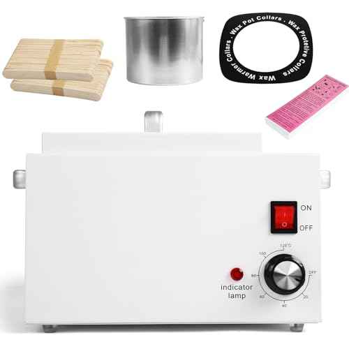 5.5Lbs Professional Wax Warmer for Hair Removal with 20¡É-120¡É Temperature Control, with 100 Wax Sticks & 50 Strips, for Salon & Home Use