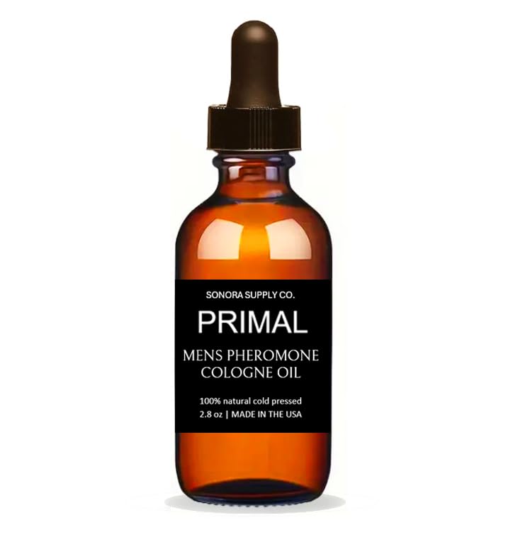 Sonora Supply Co. PRIMAL Men's Pheromone Cologne Oil - Unleash Your Intoxicating Essence | 1 oz