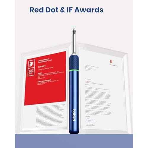 Bebird Note 5 Ear Camera Wax Removal, Ear Wax Removal Tool Camera Ear Tweezers with Camera, 10 Megapixels Ear Otoscope Camera, 12 Ear Spoon, Ear Cleaner with Camera for Earwax Cleaning