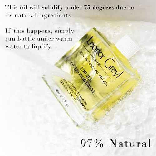 Leonor Greyl L'Huile Pre-Shampoo Treatment for Hair | Hair Oil Treatment for Dry Hair, Protection from the Sun and Water, 3.2 FL OZ, Made In France