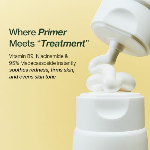 NDP Vitamin B9 Tone-up Cream, Silicone Free Face Primer for Pore Minimizing, 95% Pure Cica Extract, Breathable Skin Formula, Glass Skin & Lightweight, V-Cream Clean K-Beauty (65ml / 2.19 Fl Oz)