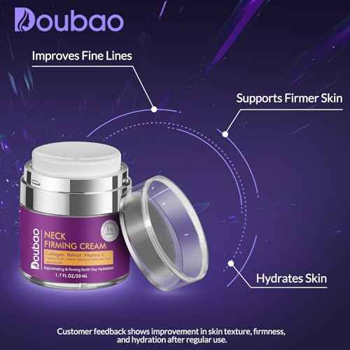 Neck Firming Cream, Wrinkle Cream for Women, Retinol Moisturizer with Collagen and Hyaluronic Acid for Neck, Face and D?collet?, 1.76?fl?oz