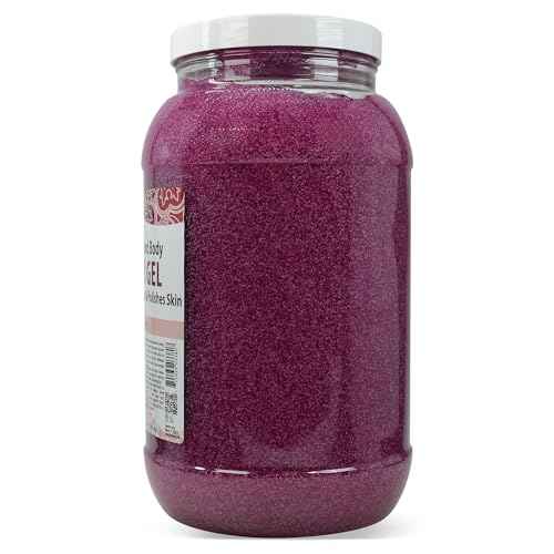 SPA REDI ? Pomegranate Pumice Scrub Gel, Exfoliating, Hydrating & Nourishing, Infused with Hyaluronic Acid, Amino Acids, Panthenol and Comfrey Extract for Glowy Smooth Skin - 128oz Gallon