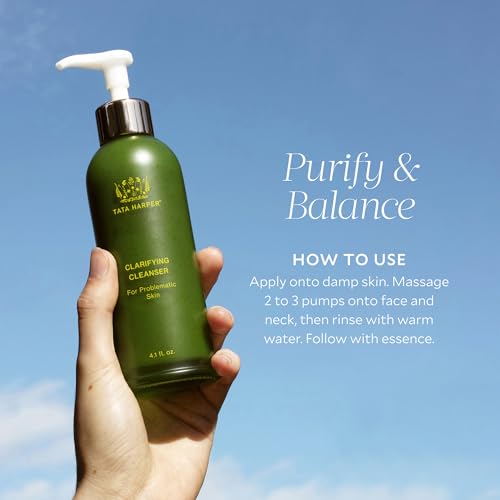 Tata Harper Clarifying Cleanser, Blemish, Oil-Control Face Wash, 100% Natural, Made Fresh in Vermont