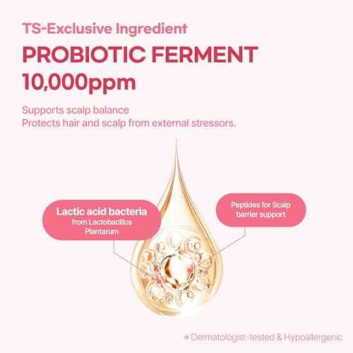 TS GD Shampoo for Teens | Korean Anti-Dandruff for Oily & Itchy Scalp | Fruity Allergy-Free Scent | Sulfate-Free Gentle Hair Care (14.1 Oz) (GD Shampoo for girl)