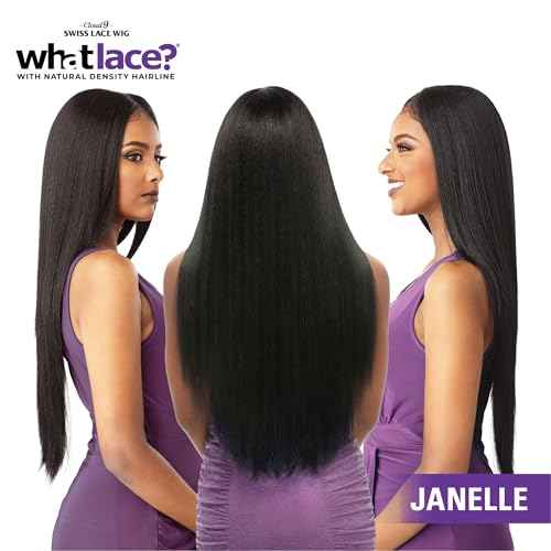 Sensationnel What Lace 13X6 Wigs - Janelle Lacefrontal Hand Tied Glueless Synthetic With Natural Density Preplucked Hairline (BURGUNDYWINE)