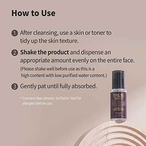 BENTON Snail Bee Ultimate Serum Plus 35ml (1.18 fl.oz.) - Snail Secretion Filtrate, Bee Venom, Tea Tree Leaf Water Contained Skin Nourishing & Soothing Facial Serum for Sensitive, Dry Skin