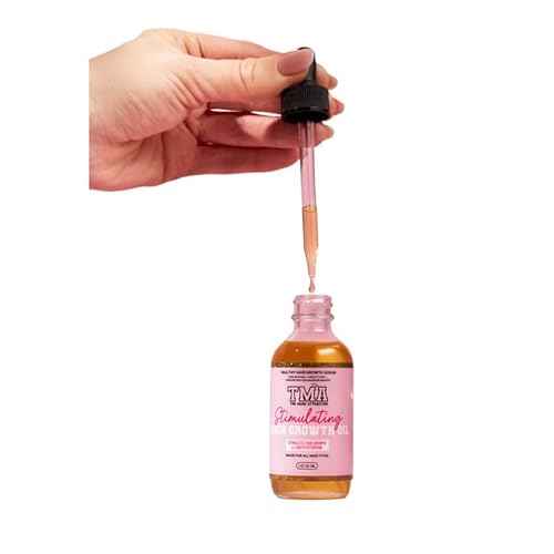 The Mane Attraction Hair Oil for All Hair Types, Infused with Rosemary Oil, Castor Oil & Black Seed Oil - Stimulating Hair Growth, Seals in Moisture, Soothes Irritated Scalp. Mini, 2oz