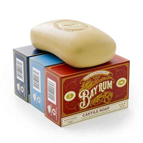 Carolina Castile Soap Vegan Castile Bar Soap ? Variety Pack of Natural Soap for Men, Women, and Kids ? Gentle, Hydrating Castile Bars with Organic Cocoa Butter and Olive Oil, 5 Oz. Each