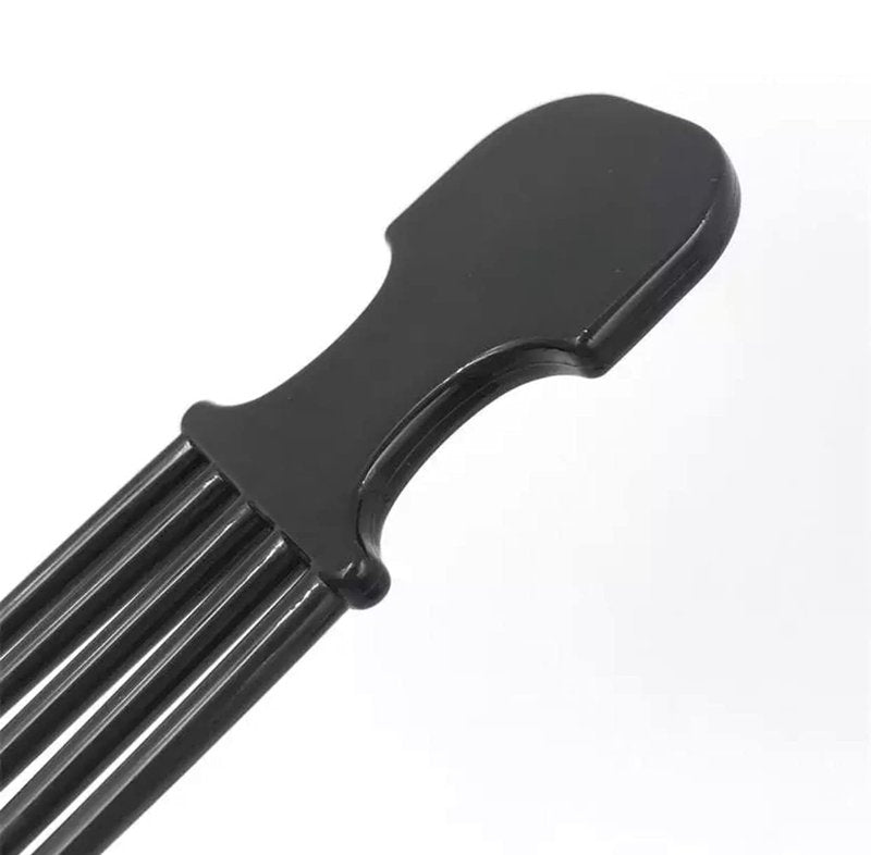 Coiffure Extensions CE Scalp Scratcher, Scalp Massager, Hair Pick Comb, Pocket Size Comb - Relieves Itchy Scalp - Black, Plastic, One Count