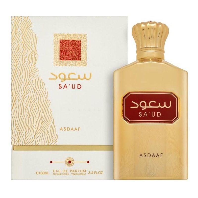Lattafa Asdaaf Sa'ud Eau De Parfum Spray - Unisex Fragrance, 3.4 Ounce | Long-Lasting Scent