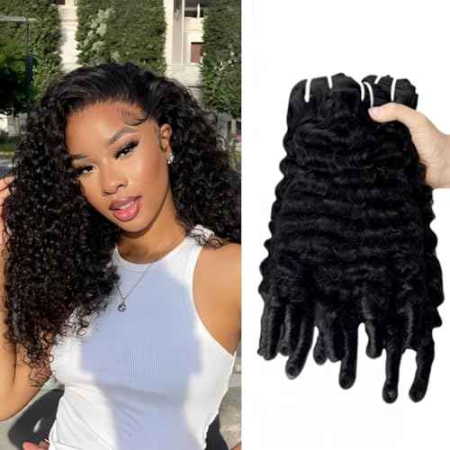 Burmese Curly Bundles Human Hair 16 18 20 Inch 12A Grade 100% Unprocessed Brazilian Virgin Hair Weave with Spriral End 3c4a Quick Weave Real Human Hair Natural Black Hair Extensions
