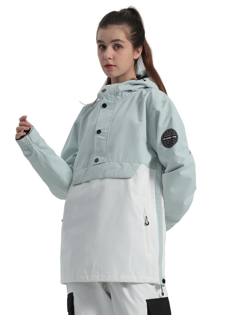 GSOU SNOW Women Ski Jacket Men Snowboard Coat Waterproof Windproof Snowboarding Jacket Insulated Warm Hooded