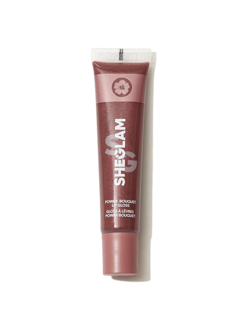 SheGlam Power Bouquet Lip Gloss - Shiny Tinted Moisturizing Plumping Lip Oil with Camellia Extract | Espresso Yourself