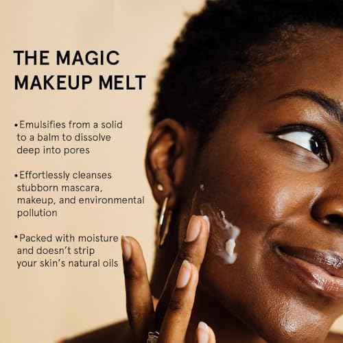 grace & stella Cleansing Balm - Oil-Based Makeup Remover - Gentle & Moisturizing Facial Cleanser, Non-Stripping Formula for Double Cleansing Heavy Makeup - Vegan Fragrance-Free Skincare (164g / 5.8oz)