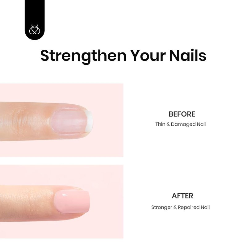 Beetles Rubber Base Gel Nail Polish - 6 Colors Nude & Pink Shades | Flexible UV LED Soak Off for DIY Manicure
