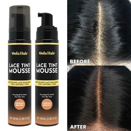 Dolahair Lace Tint Spray Mousse for Lace Front Wigs - Melting Foam, Hair Mousse, Wig Glue, and Installation Kit