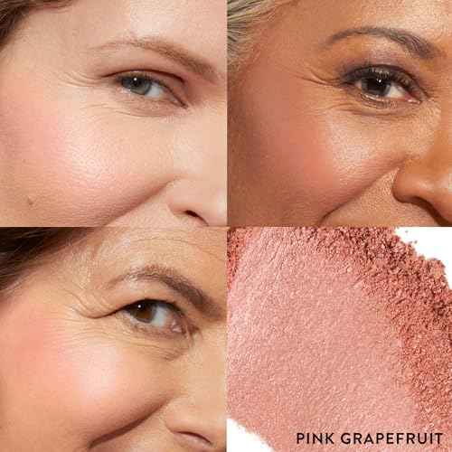 LAURA GELLER NEW YORK Marble Magic Kit: Baked Balance-n-Brighten Powder Foundation, Medium + Baked Blush-n-Brighten, Pink Buttercream + Italian Marble Lipstick, Berry Vanilla