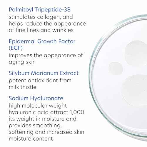 PCA SKIN Total Strength Serum - Plumping & Firming Skin Treatment with Epidermal Growth Factors & Peptides (1 oz)