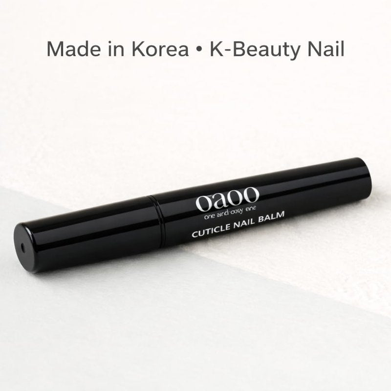 OAOO Nail Treatment Cuticle Oil Balm Pen -1 Count/0.04oz(1g)- K-Beauty Nail Infused with Natural Essential Oils & Shea Butter Vitamin E, Non-Sticky Treatment, Lightly Scented, Easy to Carry & Apply