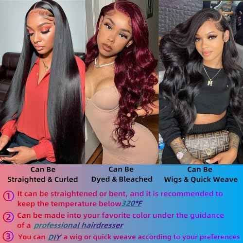 12A Human Hair Bundles Body Wave Bundles Human Hair 18 20 22 Inch 100% Unprocessed Brazilian Virgin Hair Quick Weave Natural Black Hair Extensions