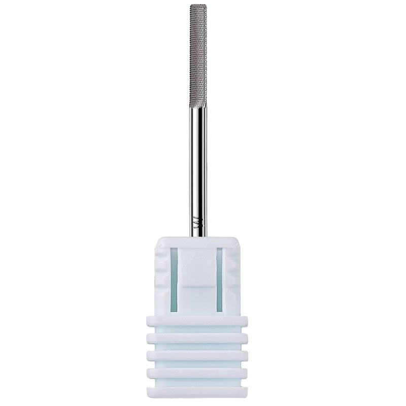 Makartt Cuticle Nail Drill Bit - Tungsten Carbide Safety Remover | 3/32'' for Electric Nail File - Silver, Fine