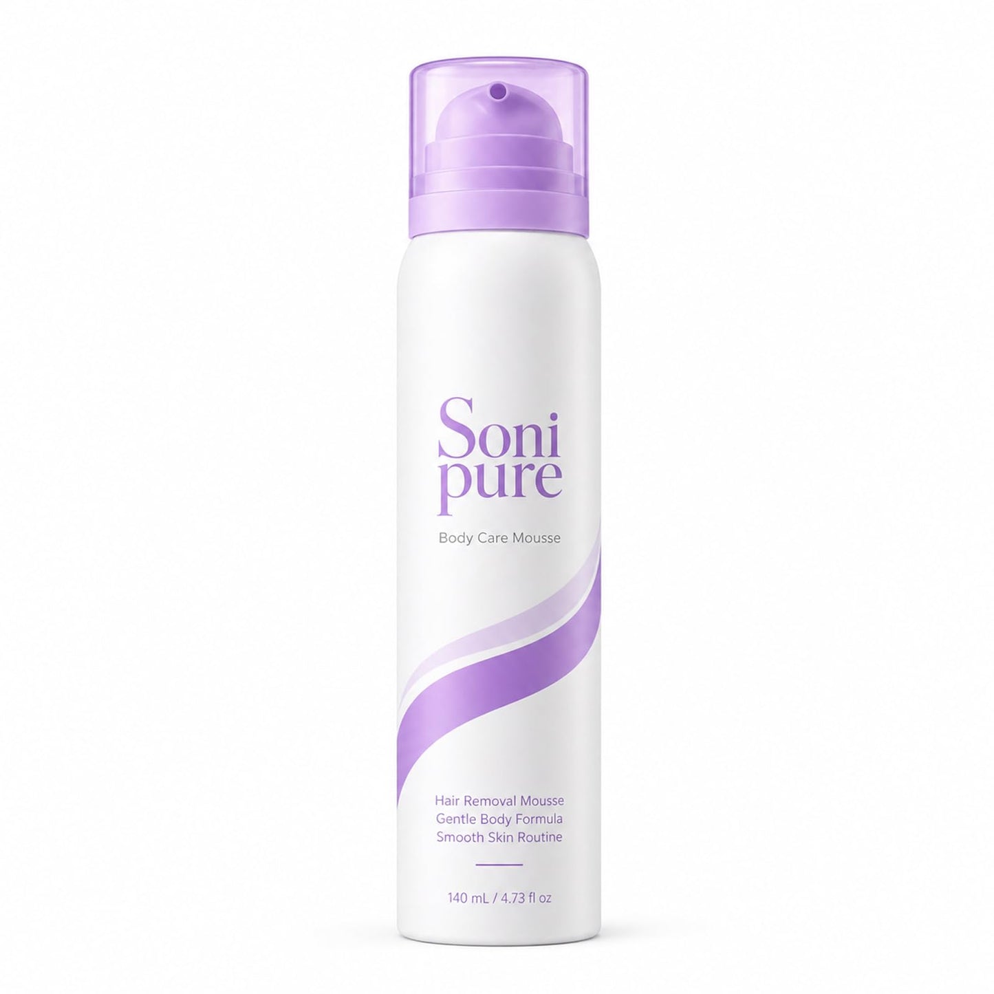 Sonipure Hair Removal Spray, Fast-Acting Body Depilatory Spray with Aloe & Hyaluronic Acid, Gentle Grooming for Legs, Arms, Underarms & External Bikini Line, 1 Bottle