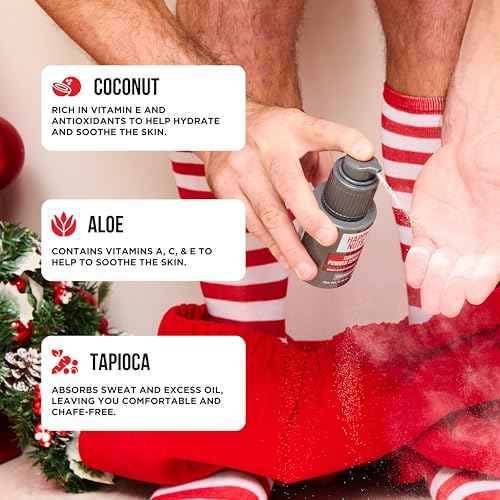 Happy Nuts Comfort Powder Spray Deodorant For Men: Anti-Chafing Sweat Defense, Odor Control, Aluminum-Free, Perfect Stocking Stuffer Gift for Men's Private Parts 2.75 oz (1 Pack), Fragrance-Free