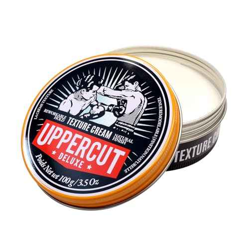 UPPERCUT DELUXE Texture Cream ?Flexible, Reworkable Styling Cream for Men ? Natural Matte Finish, Pliable Hold, Lightweight Hair Product ? 3.5 oz / 100g